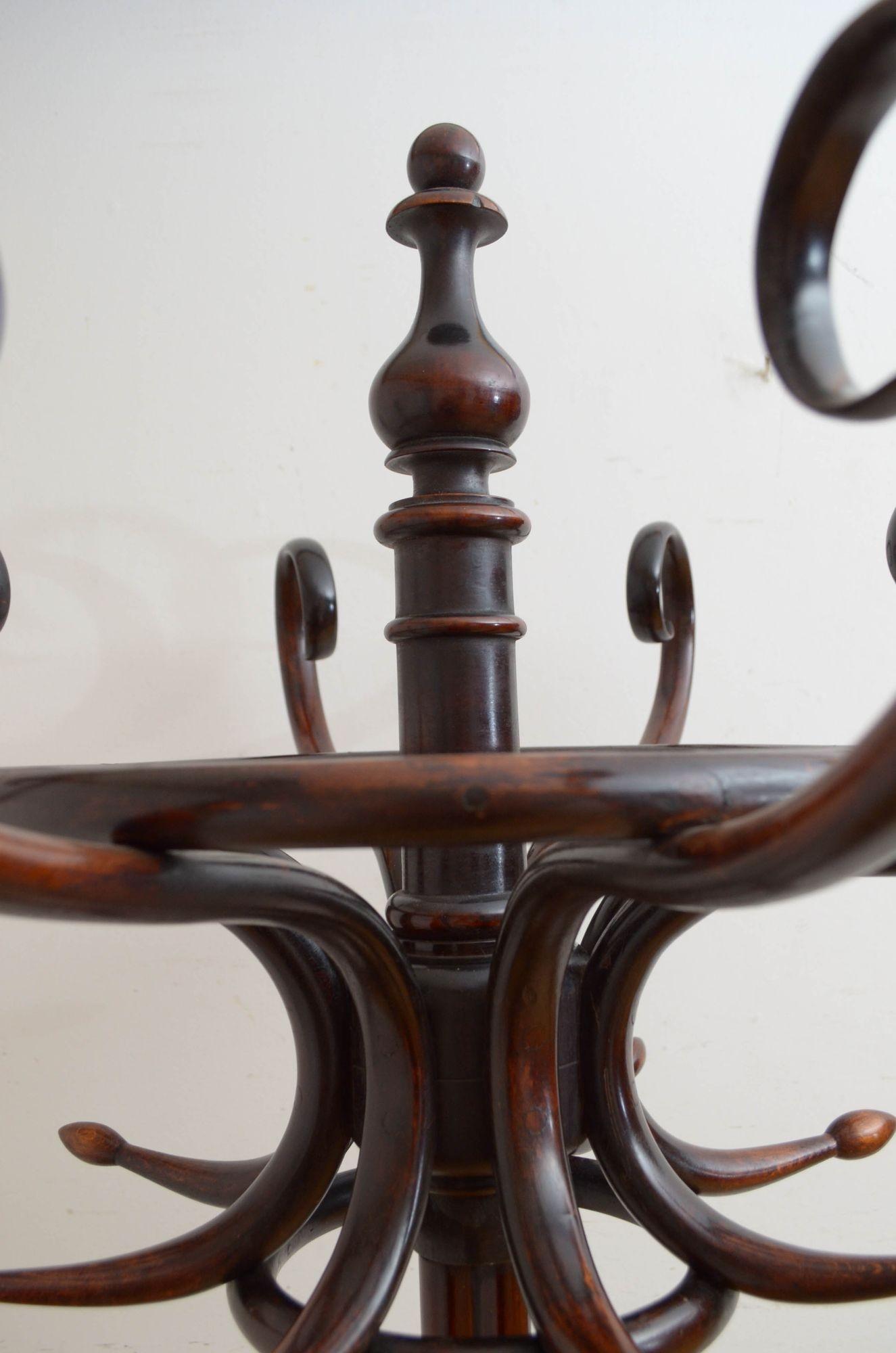 Early XXth Century Bentwood Hall Stand Coat Stand In Good Condition In Whaley Bridge, GB