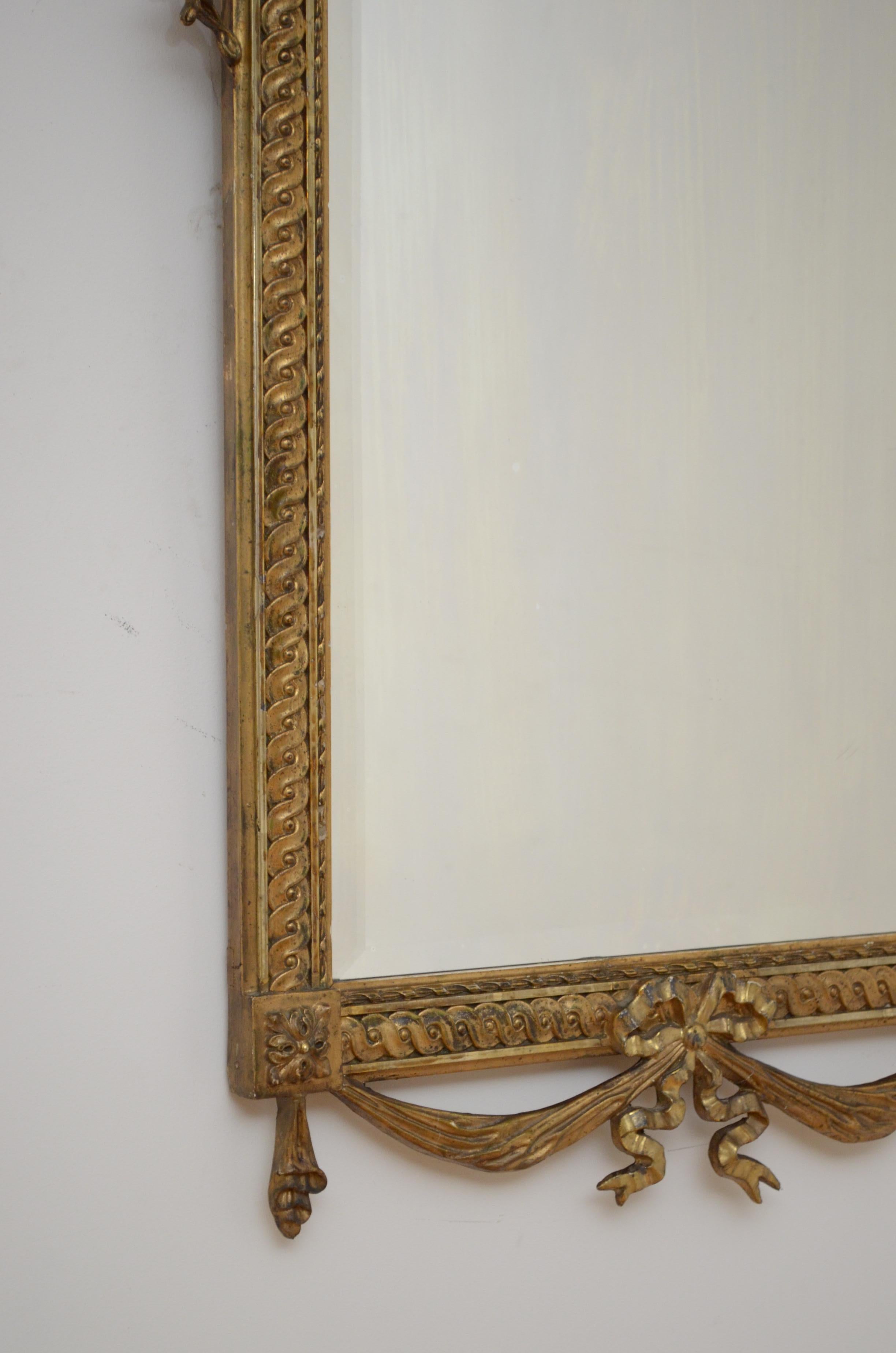 Early 20th Century Giltwood Mirror In Good Condition In Whaley Bridge, GB