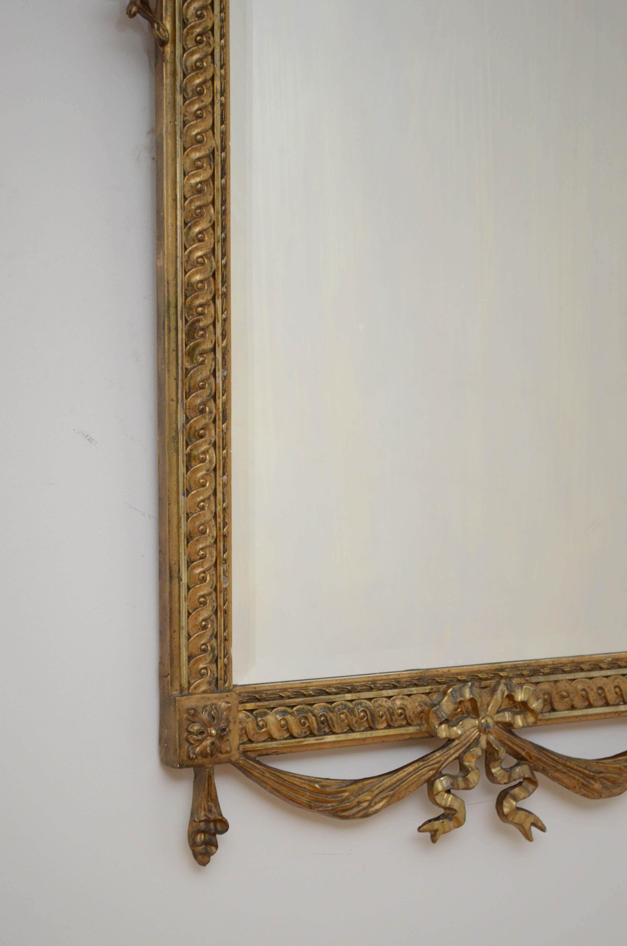 20th Century Early XXth Century Giltwood Mirror