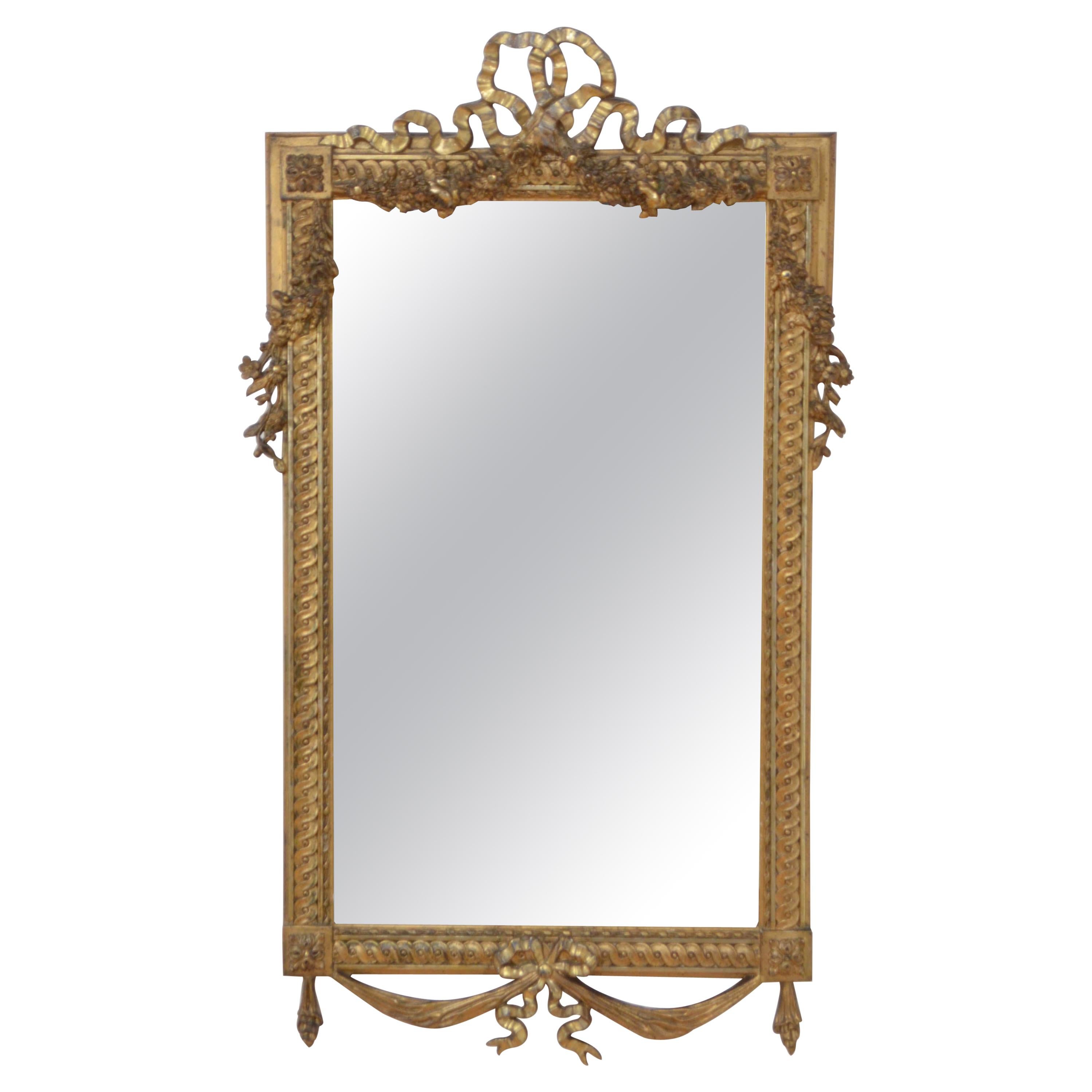 Early XXth Century Giltwood Mirror