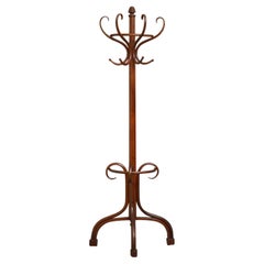 Early XXth Century Half Round Bentwood Hall Stand