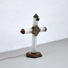 Early 20th Century Religious Table Lamp, circa 1940