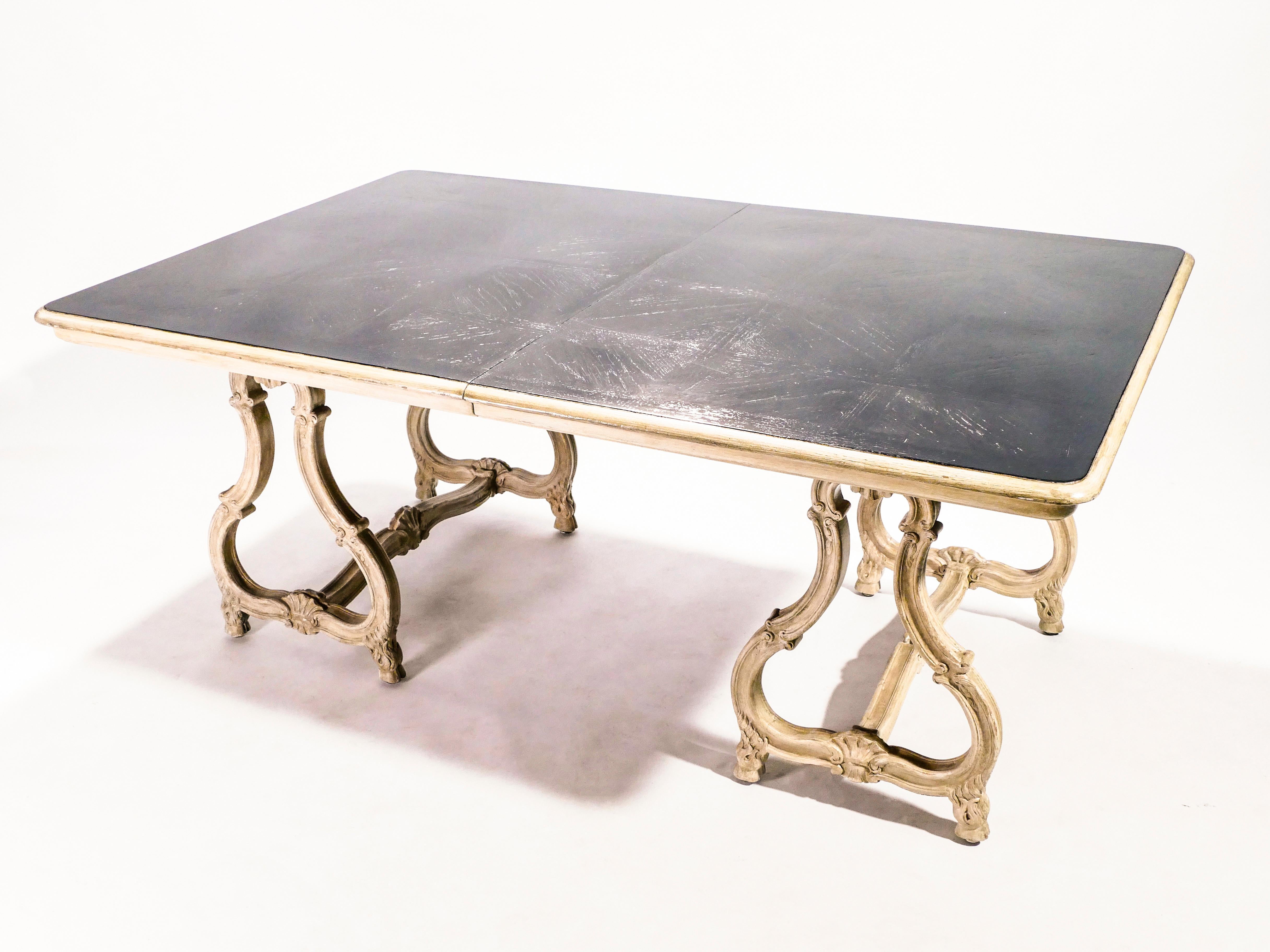 Early 20th Century Stamped Maison Jansen Regence Dining Table 12