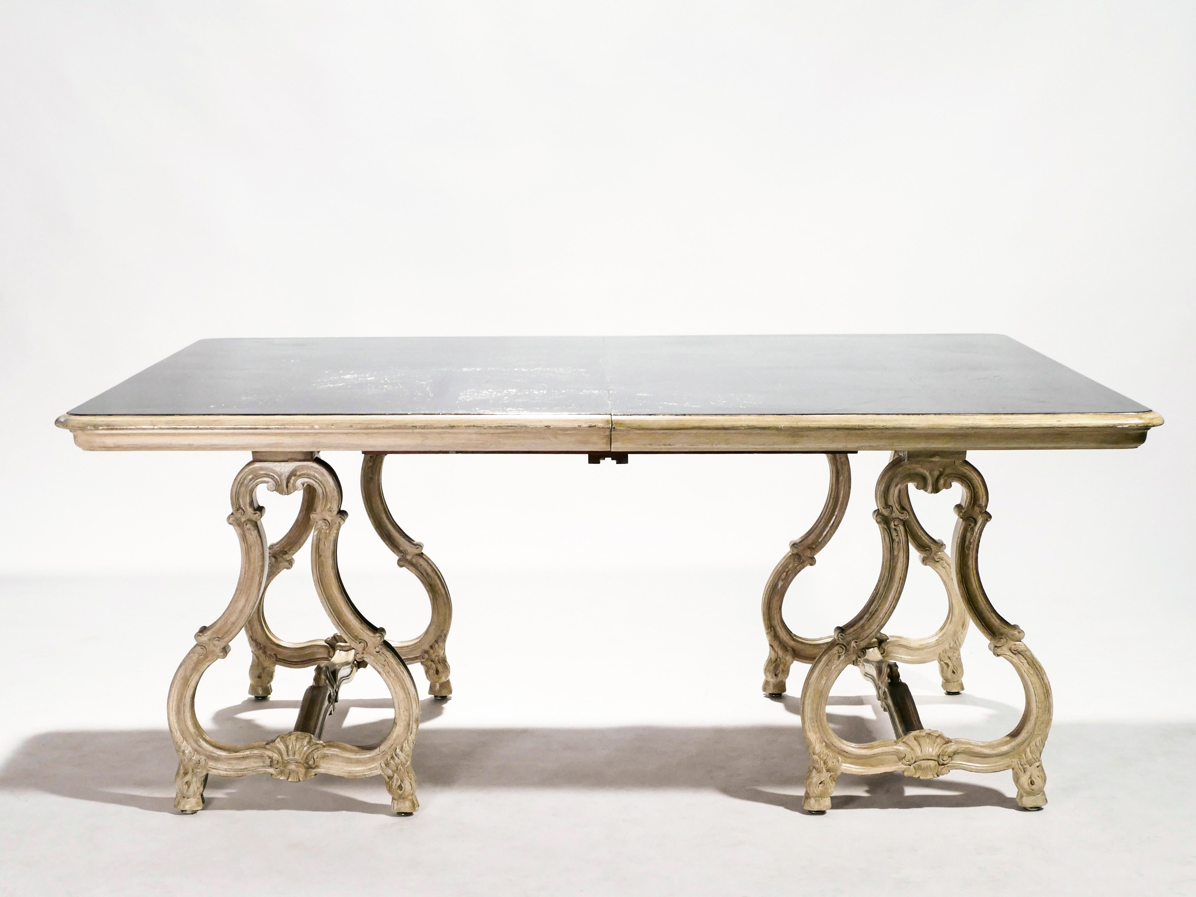 Early 20th Century Stamped Maison Jansen Regence Dining Table In Good Condition In Paris, IDF