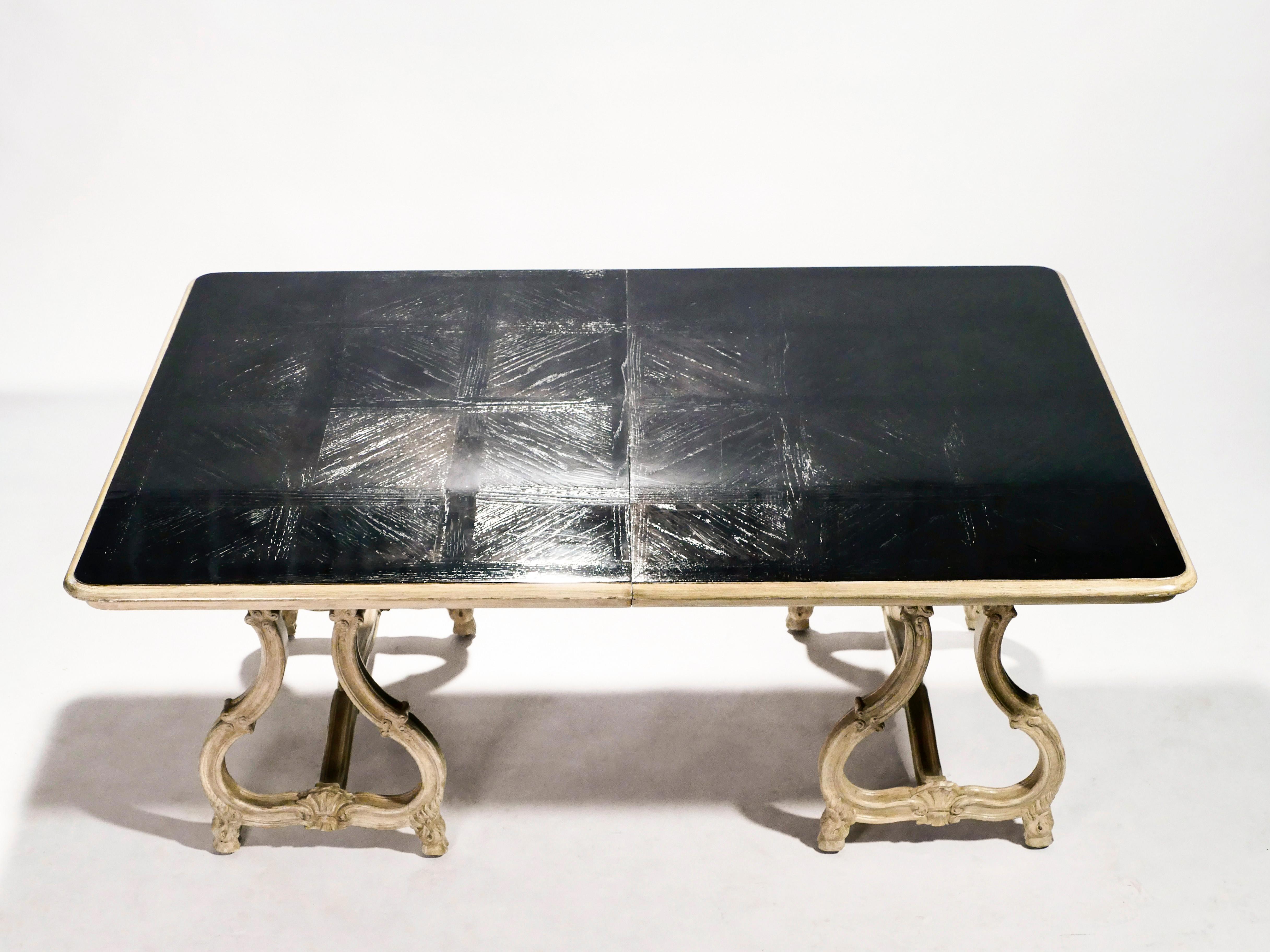 Early 20th Century Stamped Maison Jansen Regence Dining Table 1