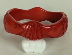 Early Yves Saint Laurent Bakelite Fish Bangle