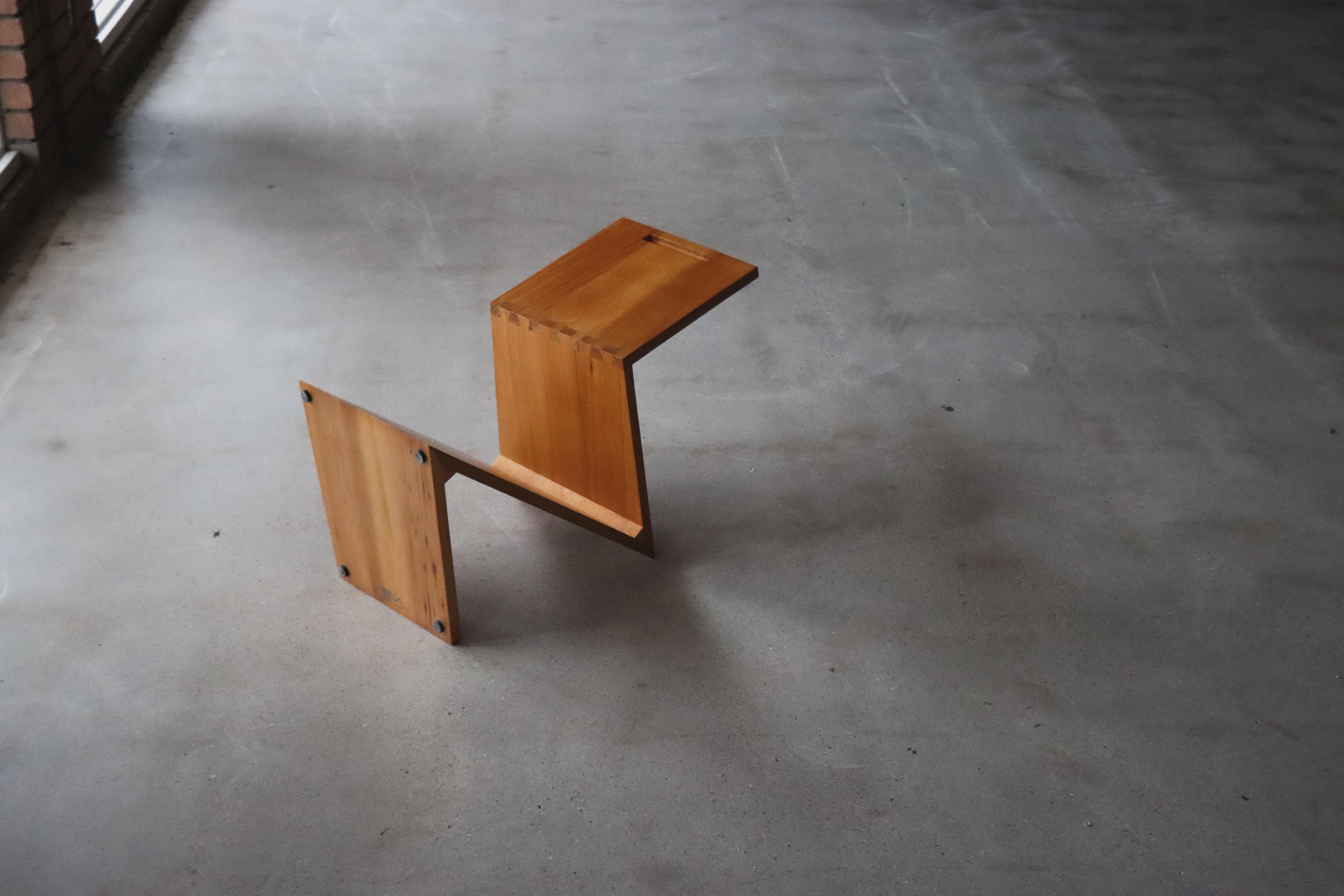 Ancienne chaise Zig Zag Design/One par Gerrit Rietveld, Cassina 1973-1978 en vente 3