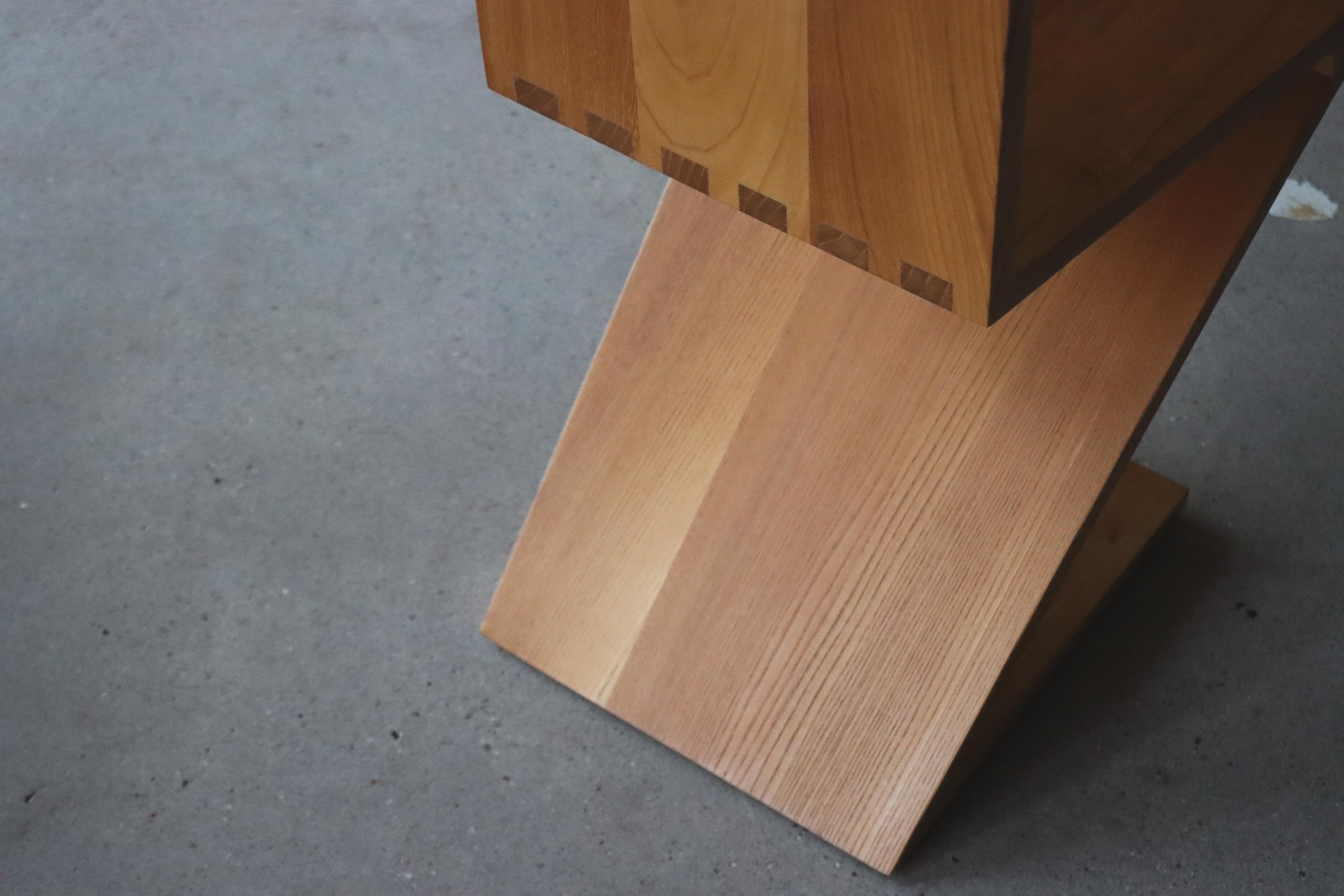 Frêne Ancienne chaise Zig Zag Design/One par Gerrit Rietveld, Cassina 1973-1978 en vente