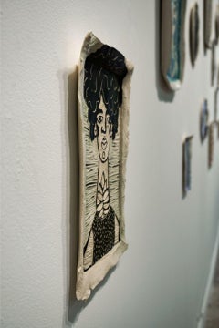 Vísperas sinceras y Alturas que alcanzar, díptico. Escultura mural de porcelana tallada
