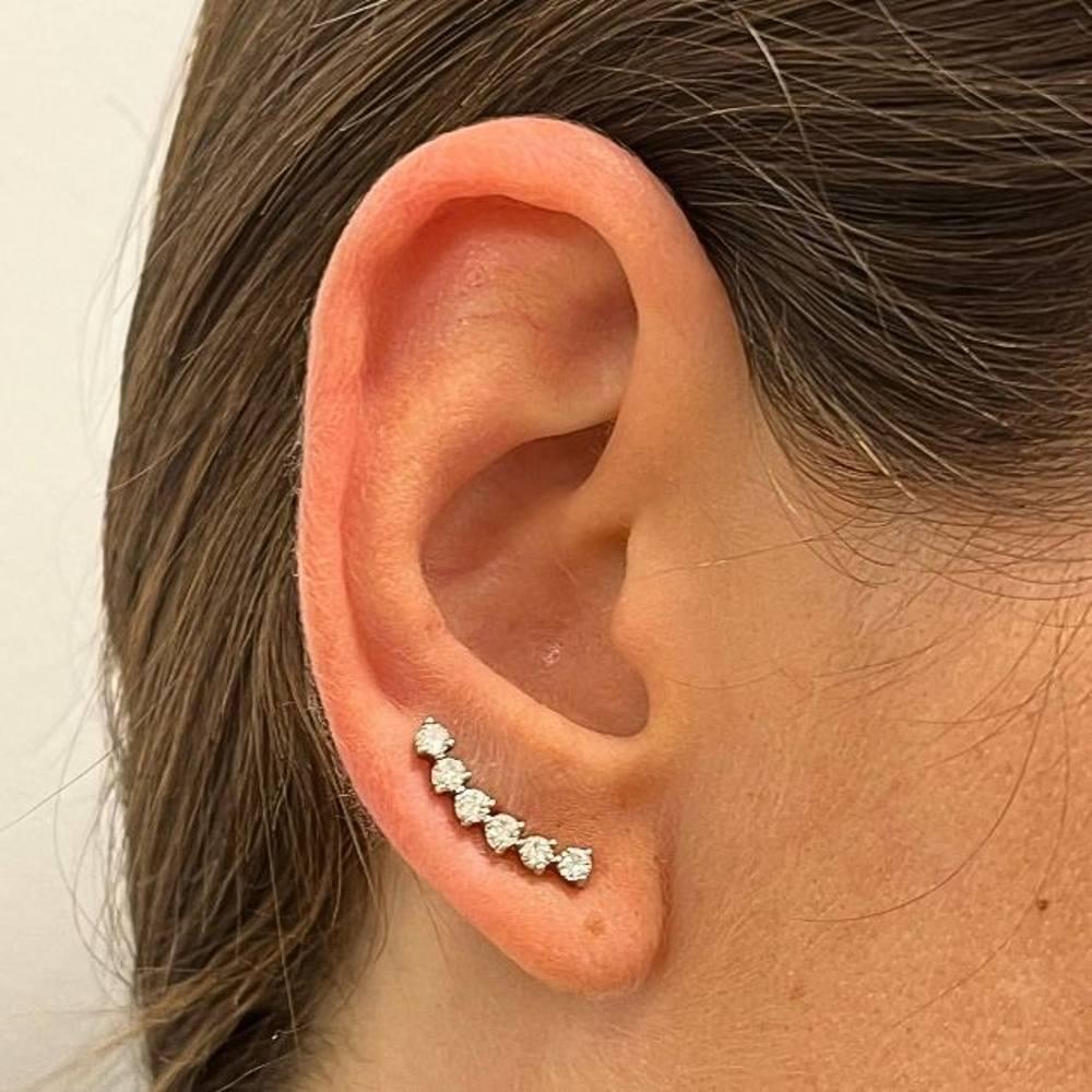 Boucles d'oreilles en or et diamants Pour femmes 