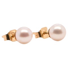 Earrings Akoya Pearls Yellow Gold 18 Carats