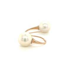 Earrings Baroque Pearls Rose Gold 18 Karat