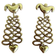 Boucles d'oreilles par Line Vautrin