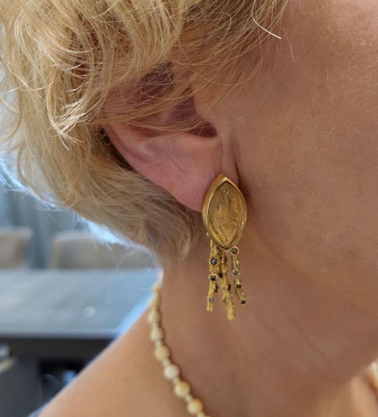 Brilliant Cut Earrings 