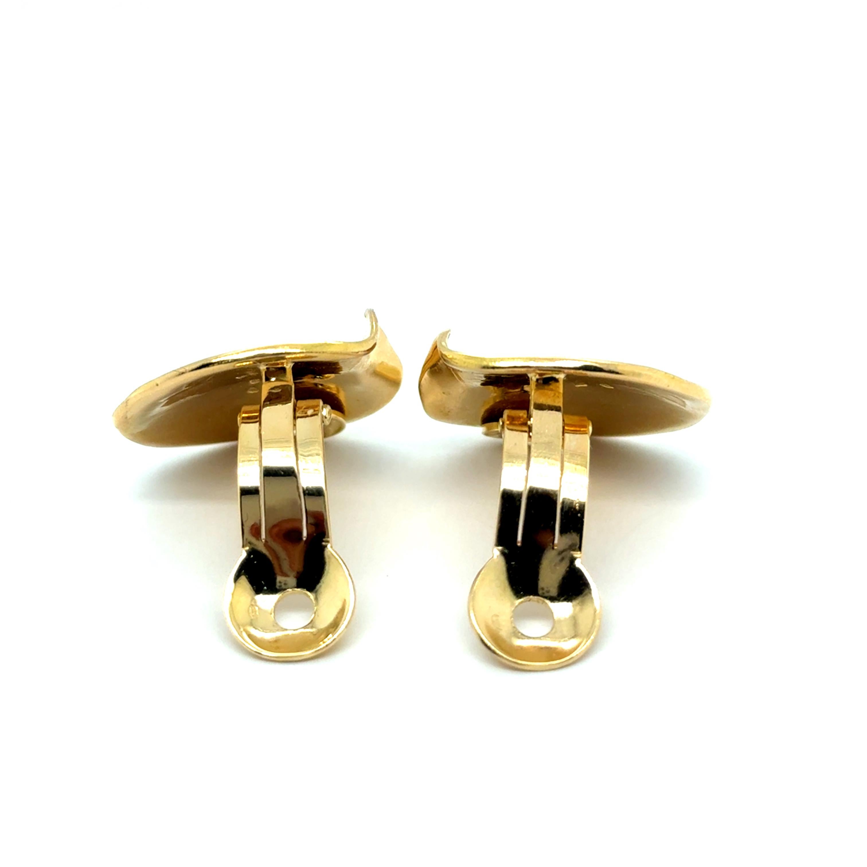 Earrings in 18 Karat Yellow Gold by Sven Boltenstern 5