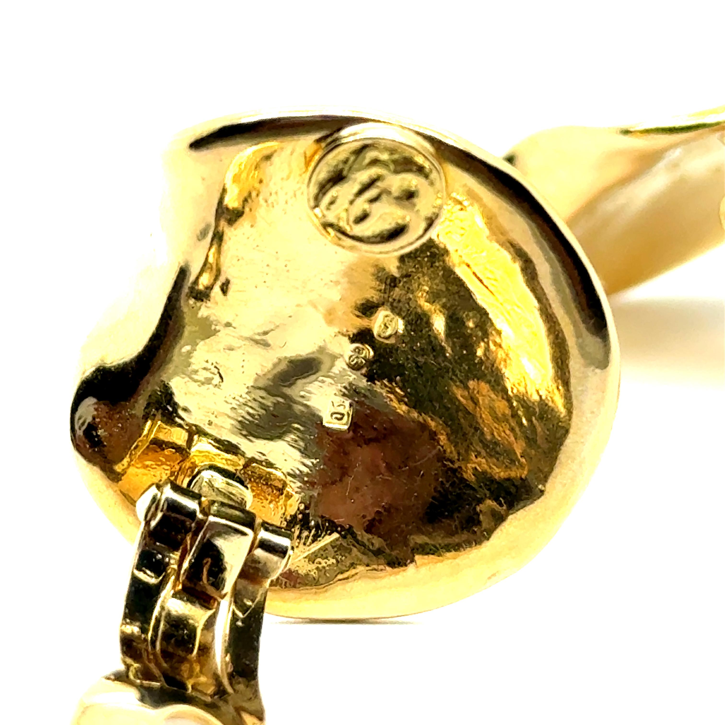 Earrings in 18 Karat Yellow Gold by Sven Boltenstern 6