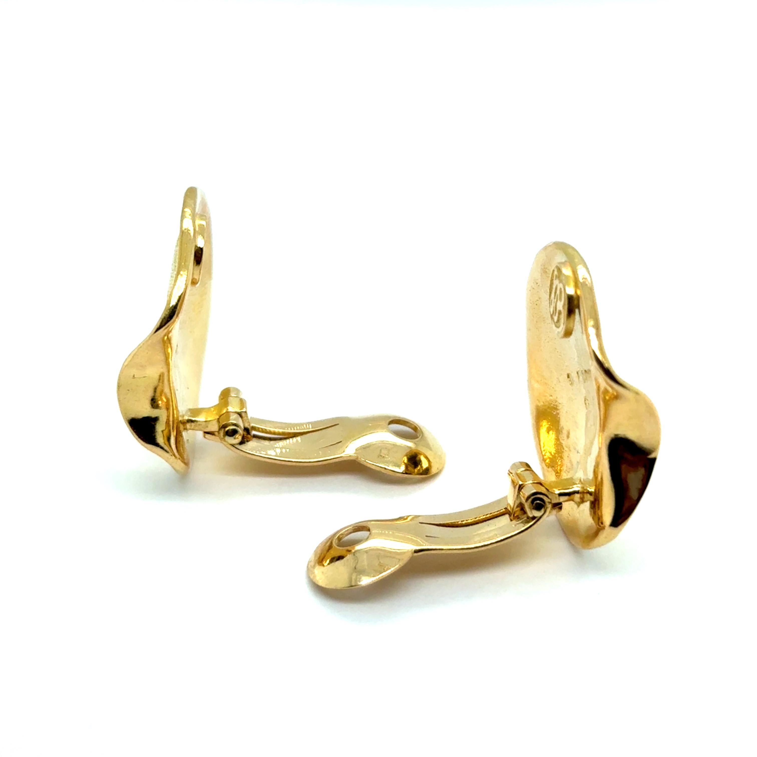 Earrings in 18 Karat Yellow Gold by Sven Boltenstern 7