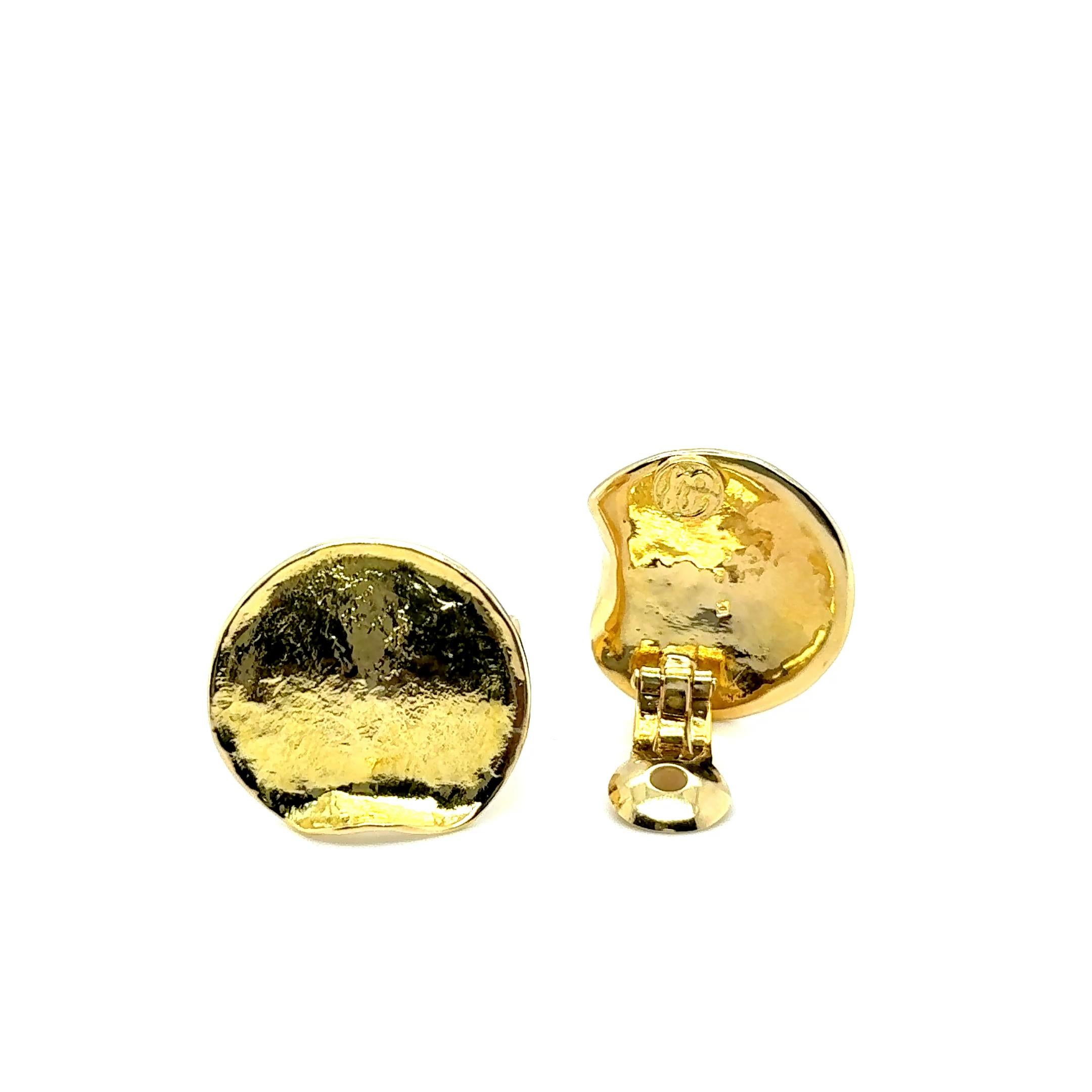 Earrings in 18 Karat Yellow Gold by Sven Boltenstern 3