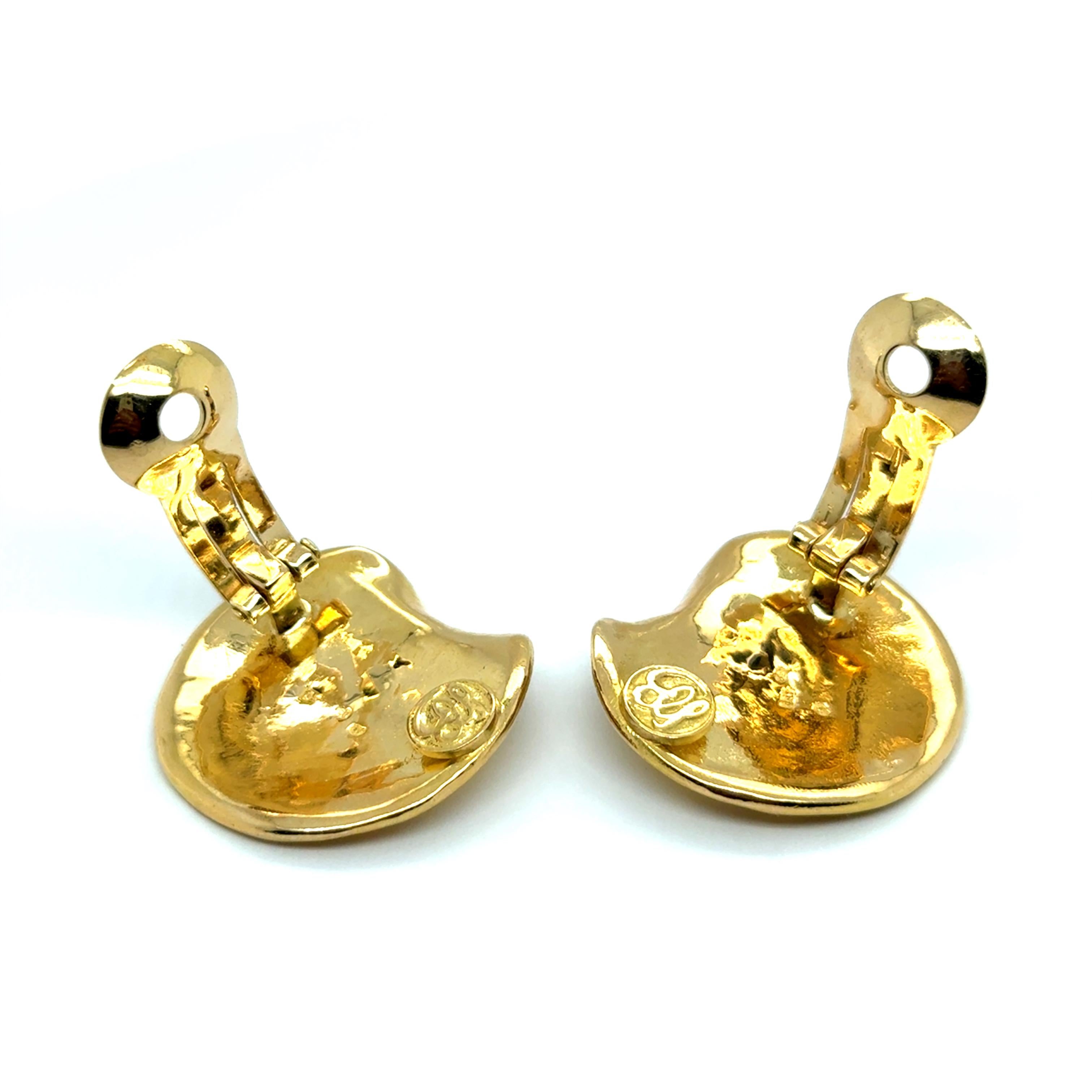 Earrings in 18 Karat Yellow Gold by Sven Boltenstern 4