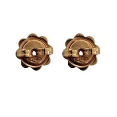 Earrings in 18K Rose Gold with Natural Diamonds