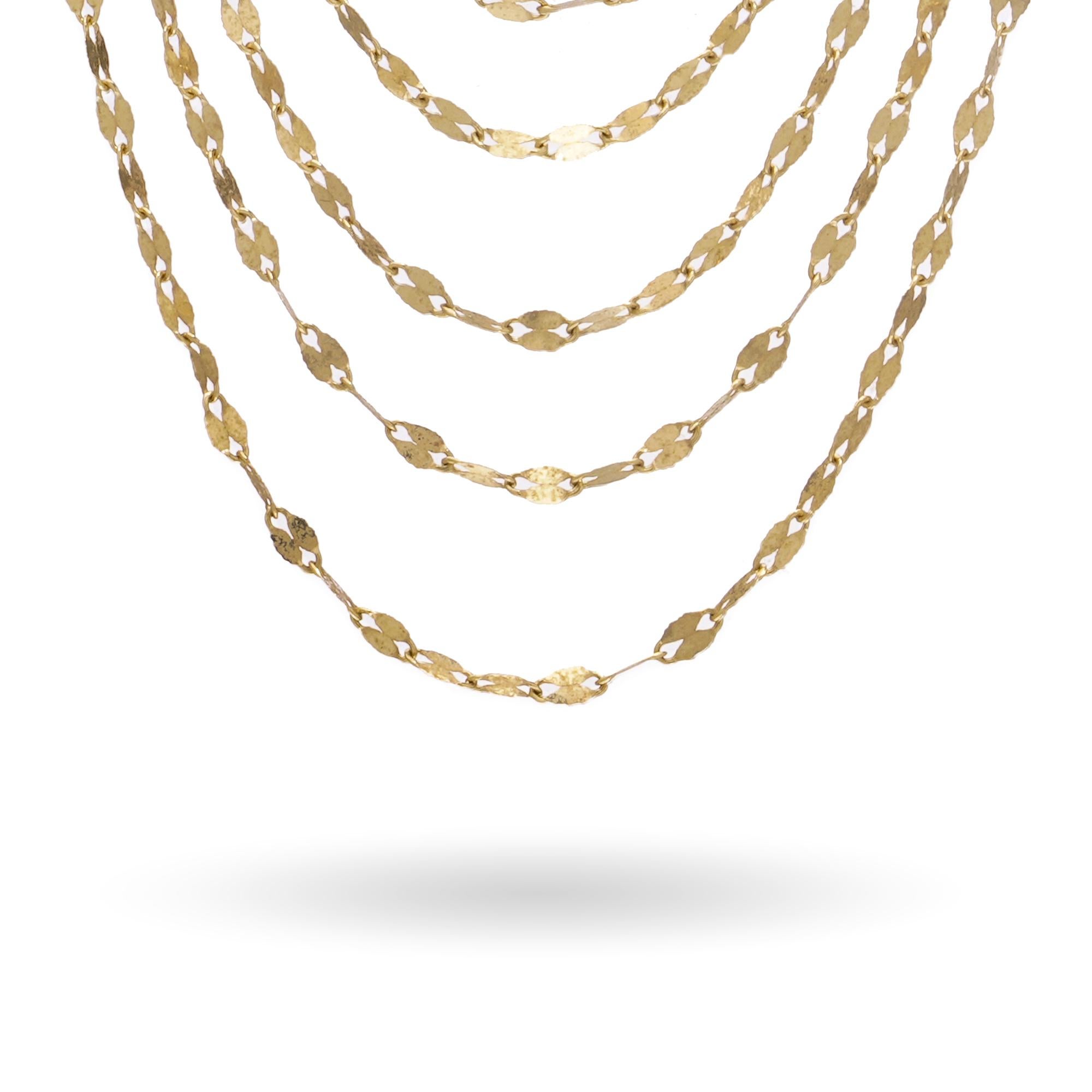 Boucles d'oreilles Lana Jewelry Boucles d'oreilles chandelier en or jaune 14kt en vente 1