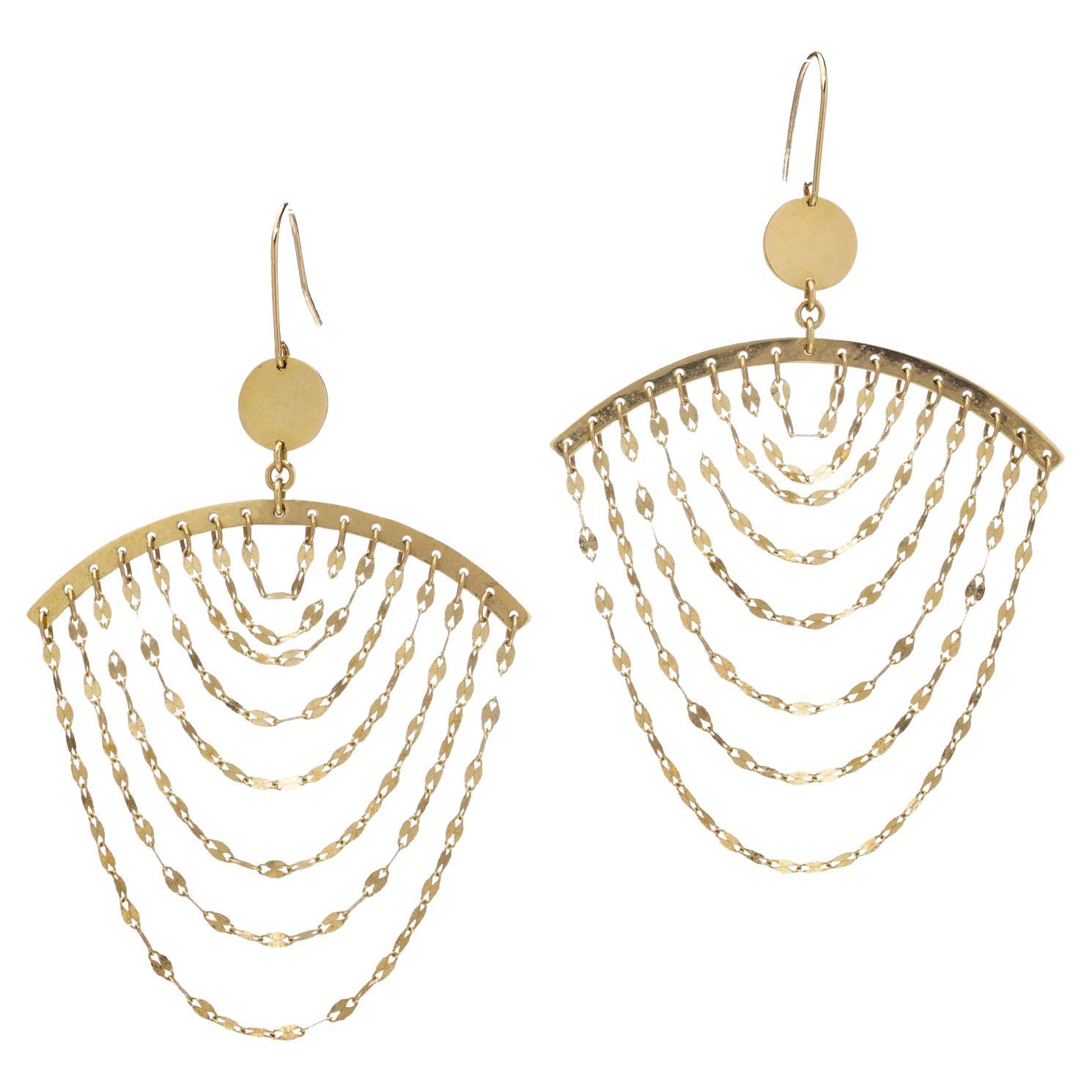 Boucles d'oreilles Lana Jewelry Boucles d'oreilles chandelier en or jaune 14kt