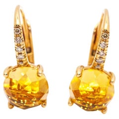 Earrings MIMI MILANO in Gold and Citrine