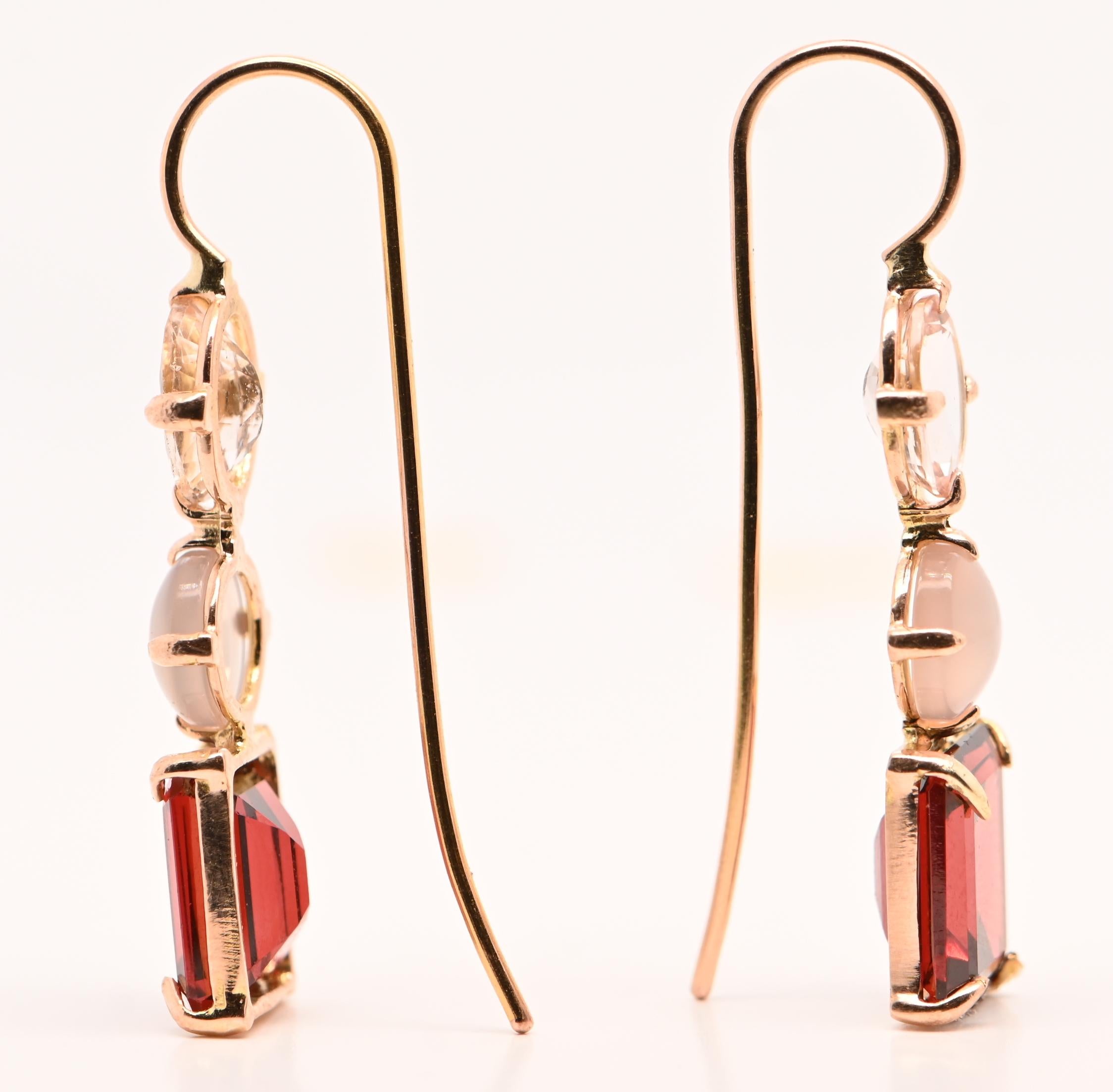 Orecchini Morganite, Agata Grigia e Oro Rosa 18 Carati 

Scopri questo squisito paio di orecchini che unisce delicatezza, raffinatezza e originalità grazie alla perfetta armonia di pietre preziose e design raffinato.

- Materiale principale: Oro