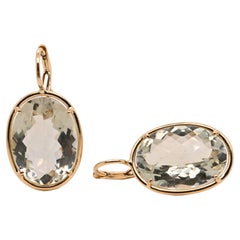 Ohrringe Prasolit Gelbgold 18 Karat