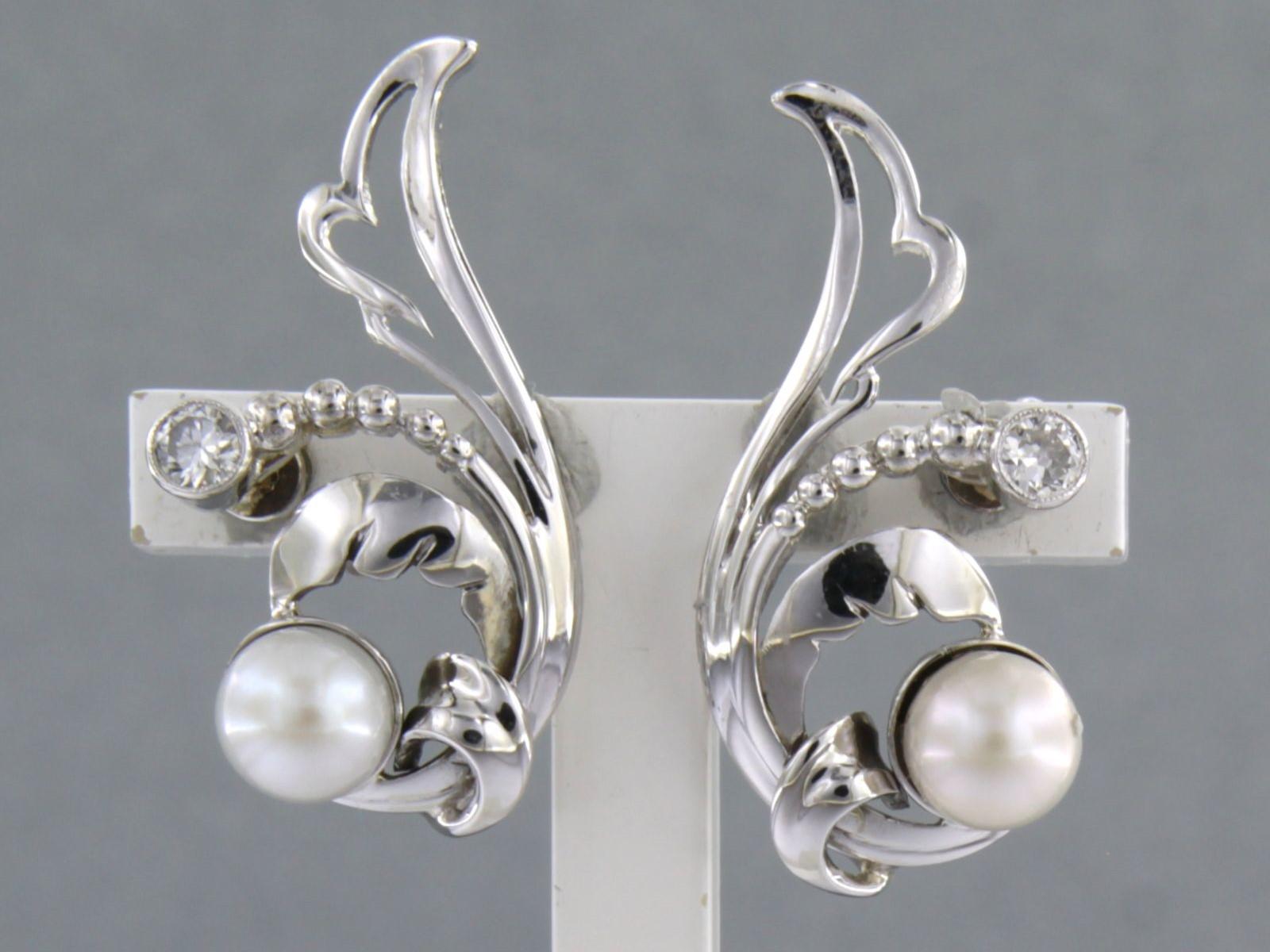 malabar gold pearl earrings
