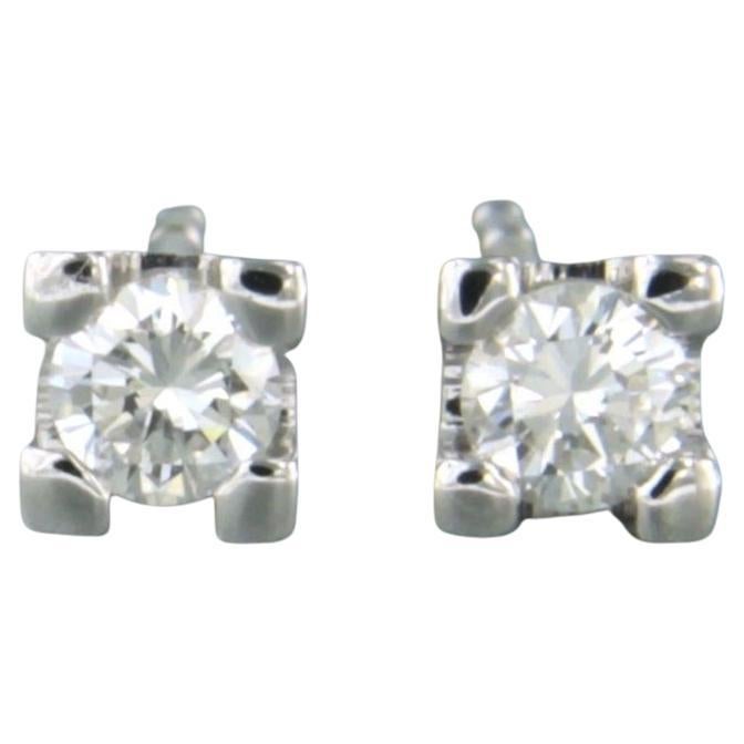 Ohrstecker mit Diamanten im Brillantschliff bis zu 0,2ct 18k Gold 1,4 Gramm