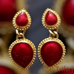 Earrings. Vintage TRIFARI