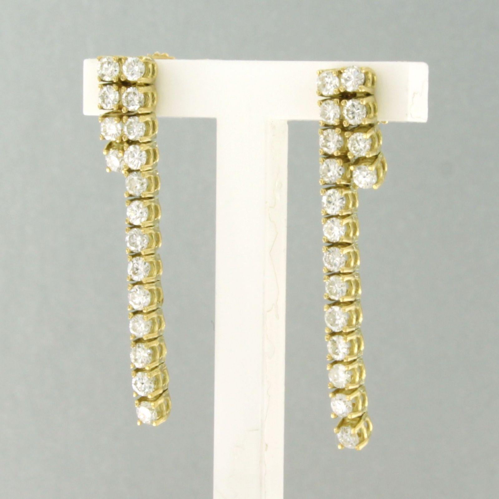 Ohrringe mit Diamanten im Brillantschliff 1,00ct 18k Gold im Zustand „Neu“ im Angebot in The Hague, ZH