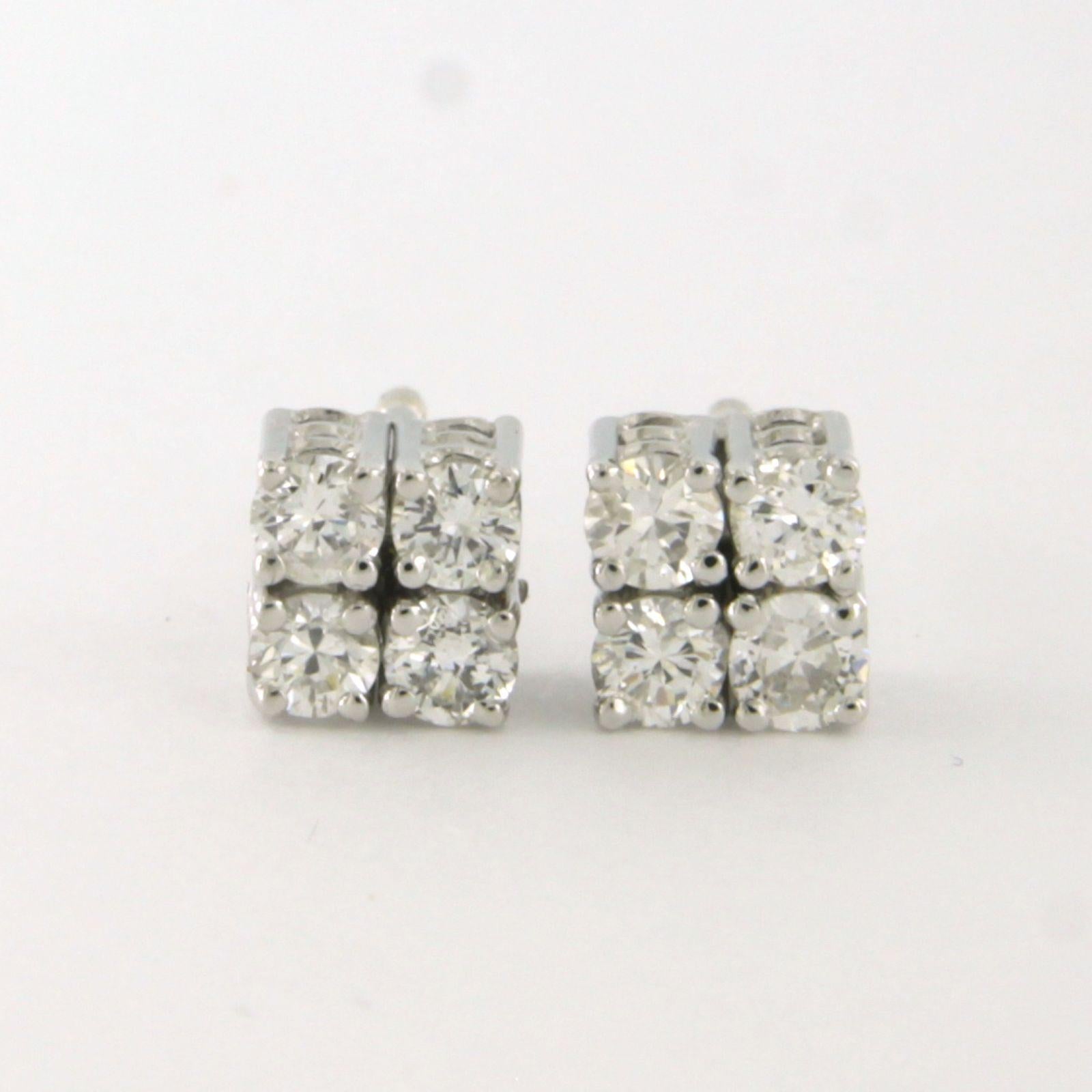 Pendientes con diamantes talla brillante hasta 0,35ct Oro de 18k 2,2 gramos en venta 1