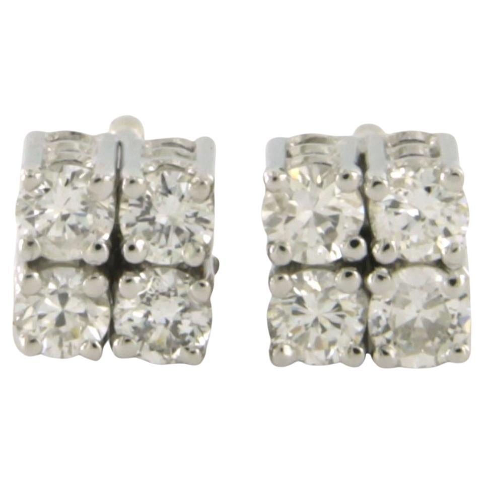 Pendientes con diamantes talla brillante hasta 0,35ct Oro de 18k 2,2 gramos