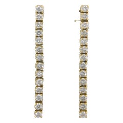 Earrings with brilliant cut diamonds up to 0.80ct 18k gold 3.1 grams