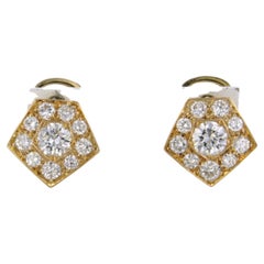 Orecchini con diamanti taglio brillante fino a 2,00ct Oro 18k 4,8 grammi