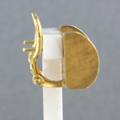 Earrings with Coral - 13.1 grams - 18k yellow gold