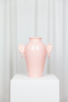 Ears Pink Vase by Lola Mayeras