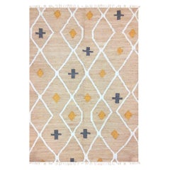 Earth Based Tone Odetta Rug in Stone Large