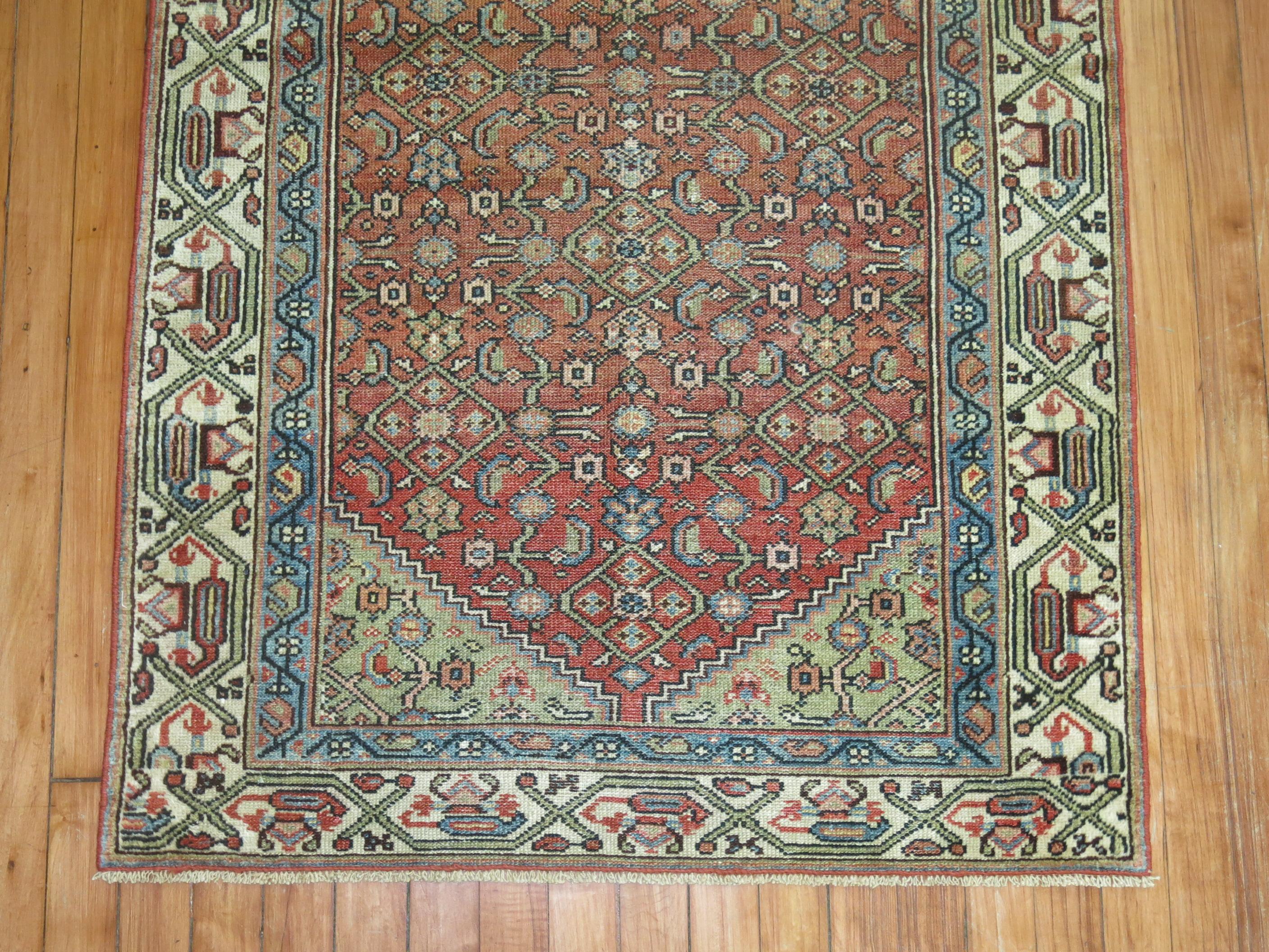 rust colored oriental rug