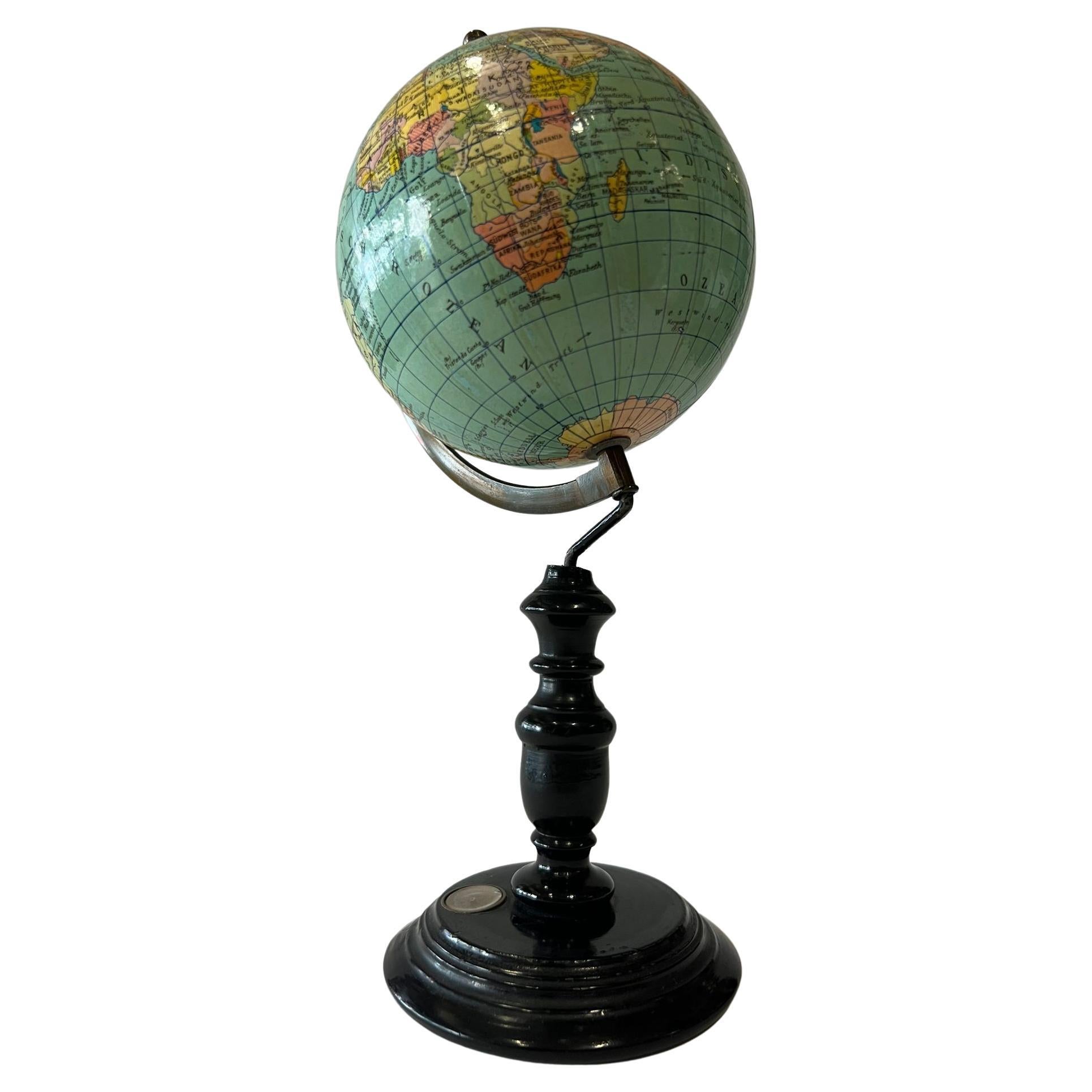 Earth globe from 1930 Germany For Sale 5