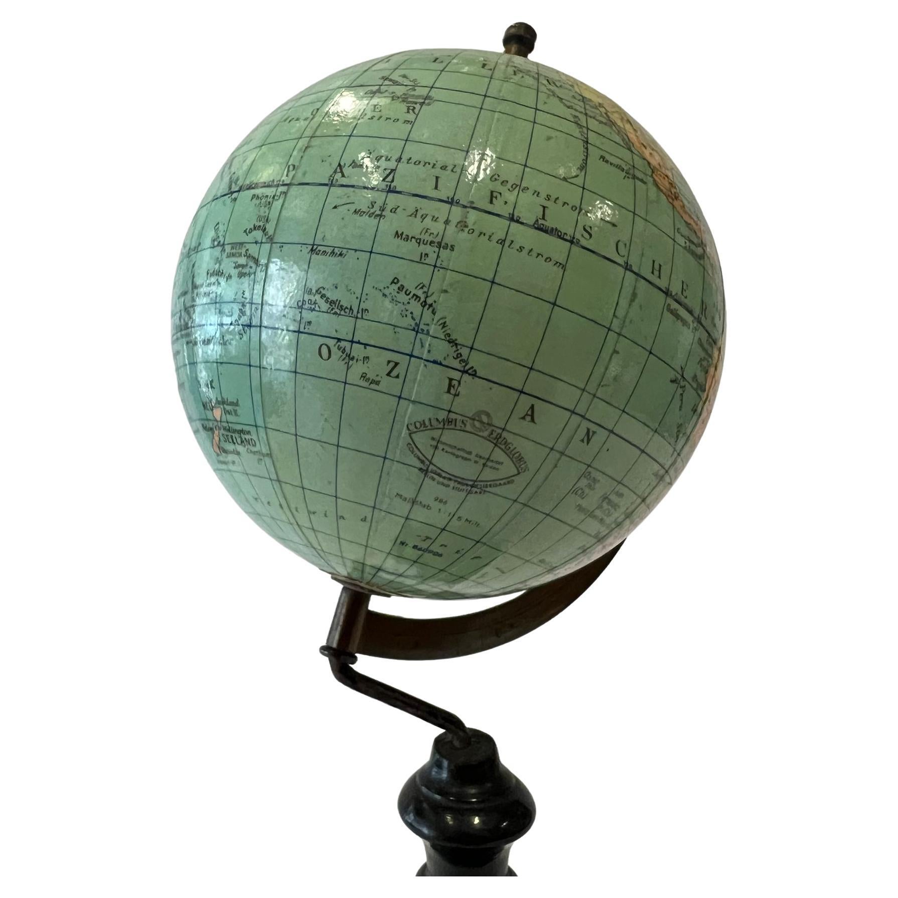 Earth globe from 1930 Germany For Sale 3