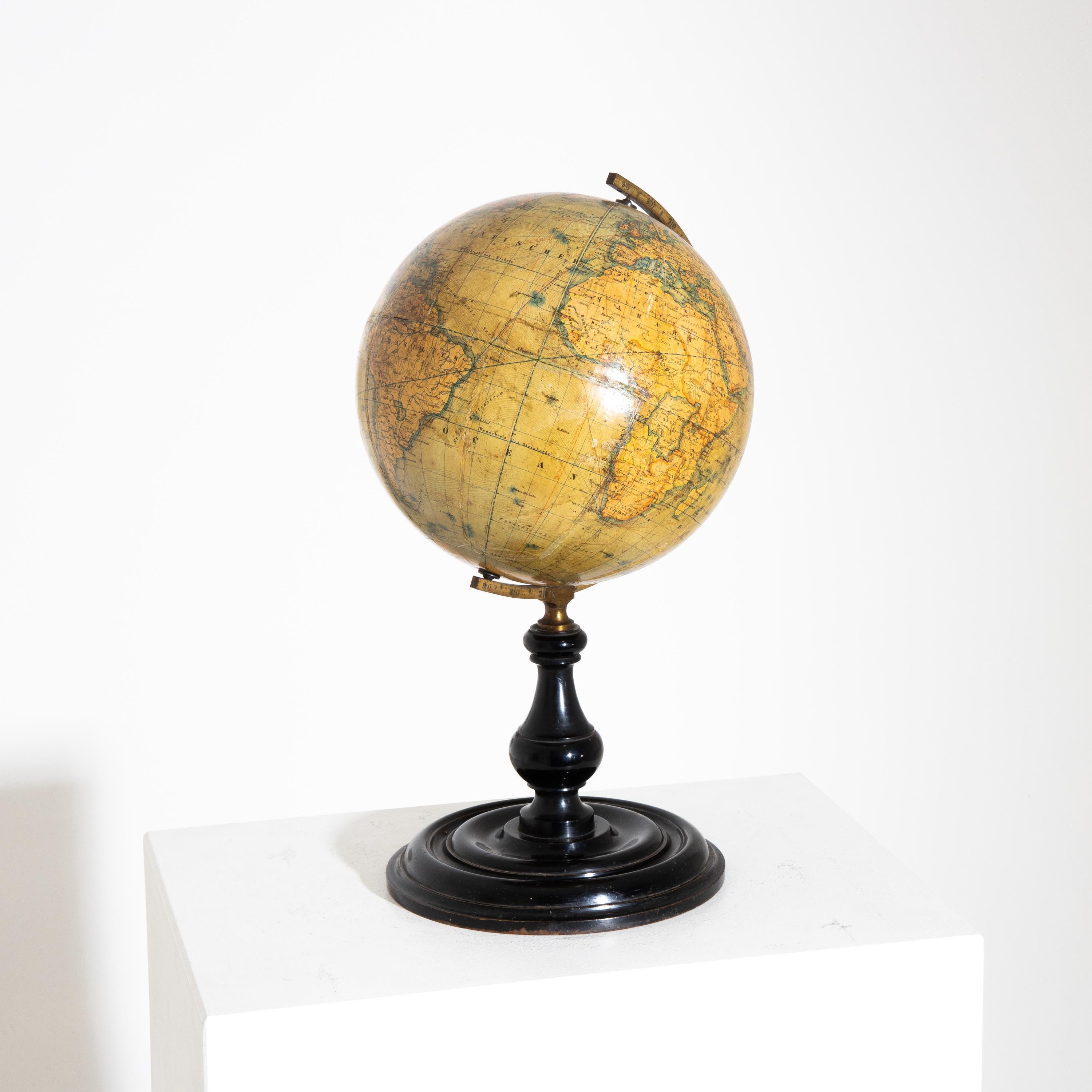 German Earth Globe, Kiepert, Berlin, Late 19th Century