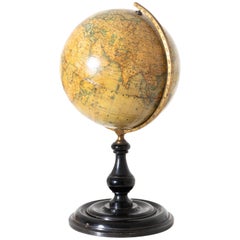 Earth Globe, Kiepert, Berlin, Late 19th Century