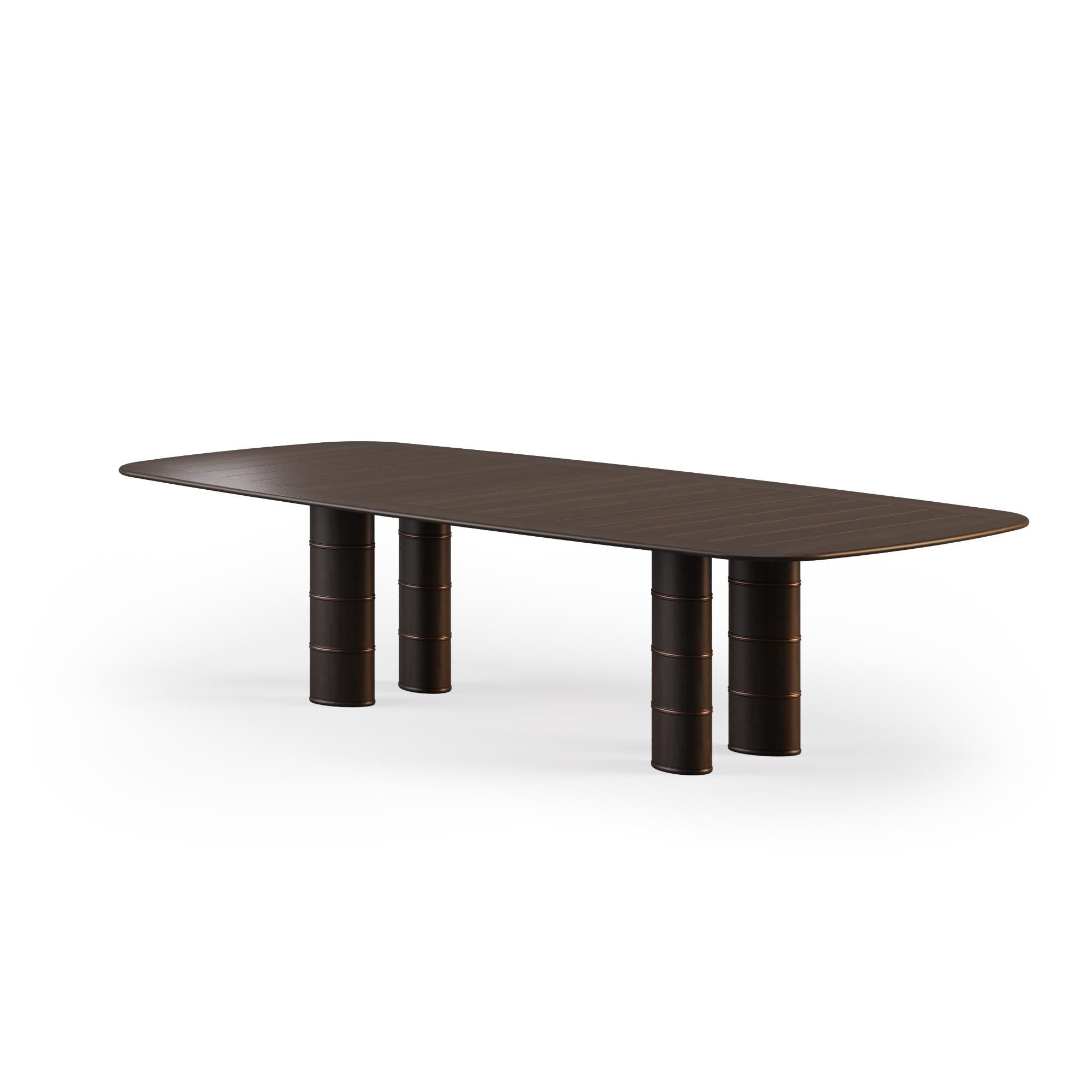 Moderne Table de salle à manger inspirée de la terre en vente