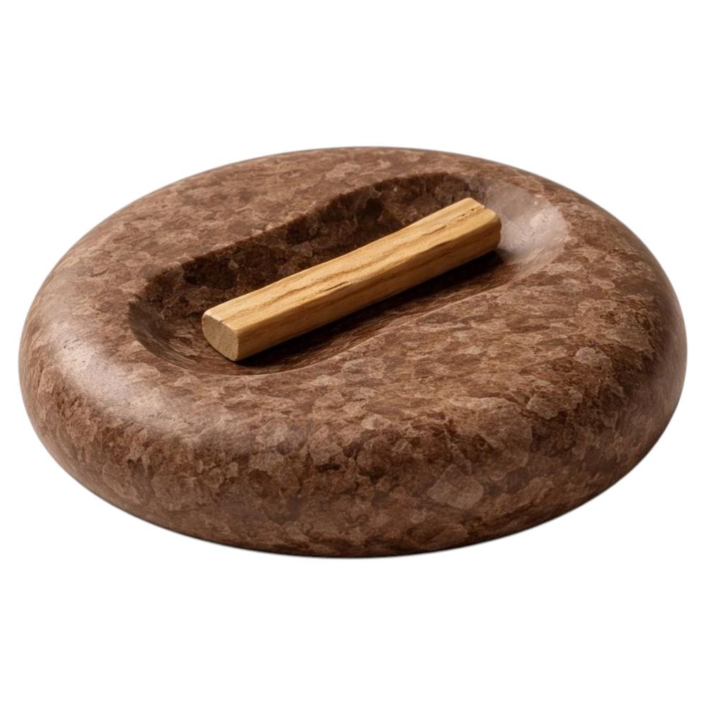 Toast Kaen Palo Santo Holder, Micro Ceramic Finish on Wood by Monics+Vieira
