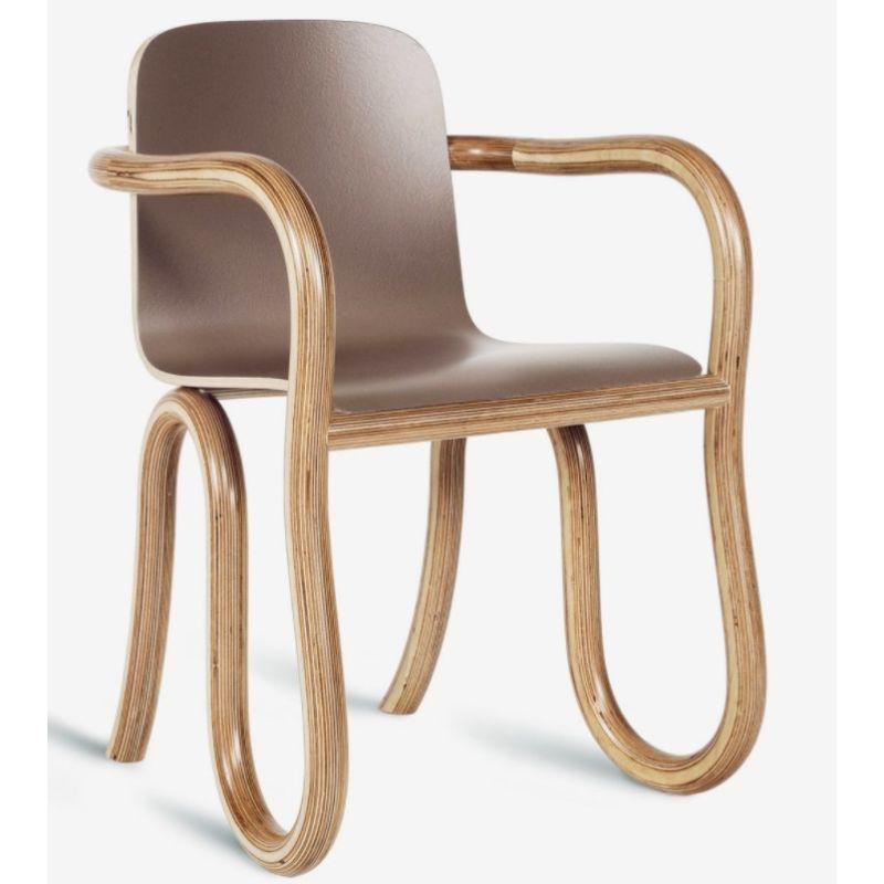 Earth, Kolho original dining chair, MDJ KUU by Made By Choice with Matthew Day Jackson
Kolho Collection 
Dimensions: 54 x 54 x 77 cm
Materials: Oak ( MDJ KUU Formica laminate in selected colours)

Also available: Spectrum green, just rose,