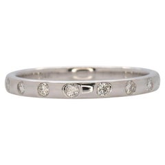 Earth Mined Diamonds Band Ring in Solid 14K Gold – Stackable Minimalist Jewelry