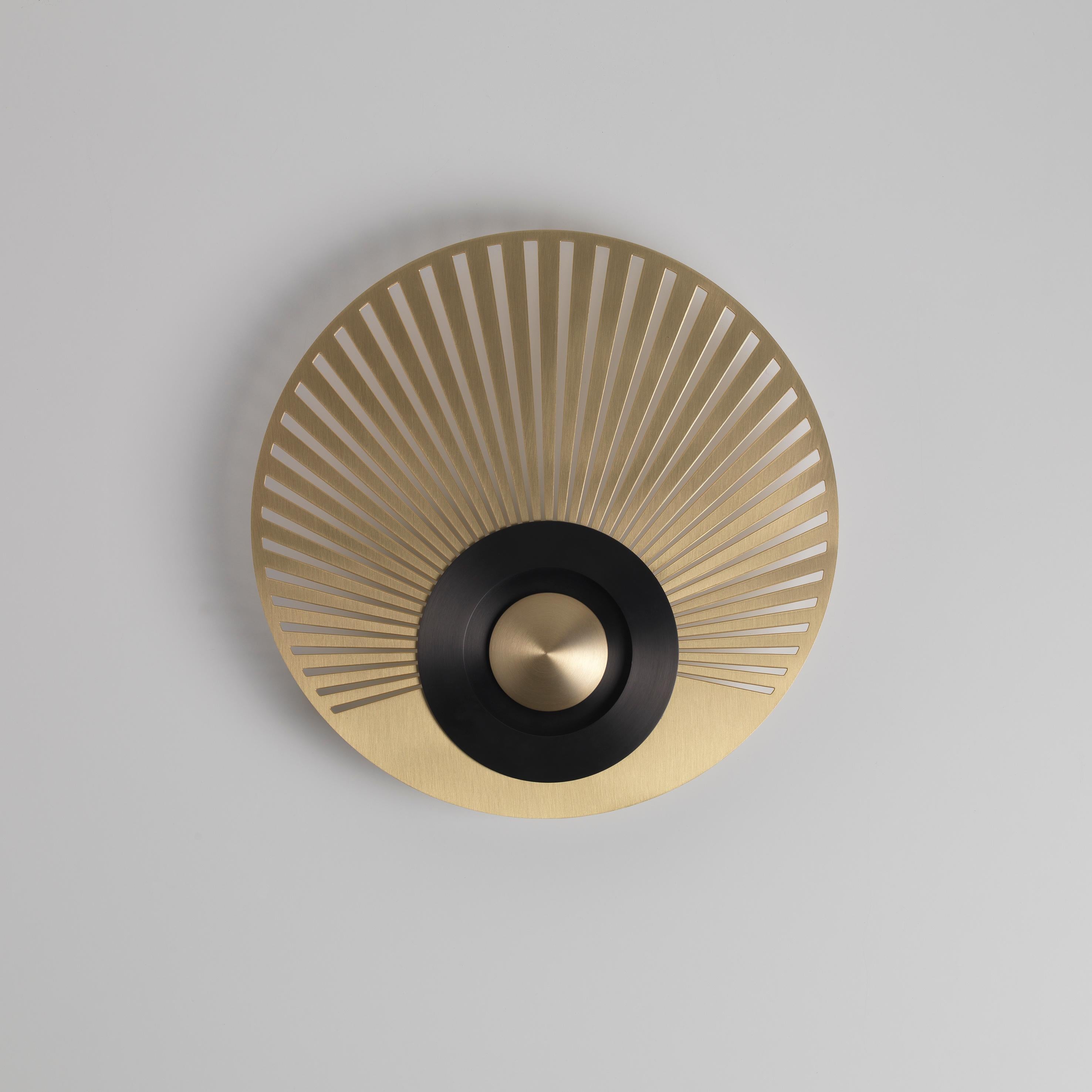 French Earth Radian Wall Light by Emilie Cathelineau For Sale